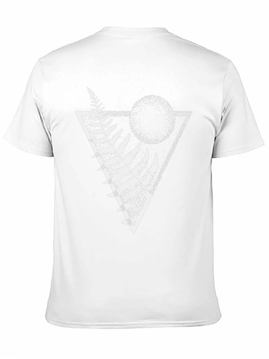 Geometric Fern Graphic Tee - Stylish Menswear