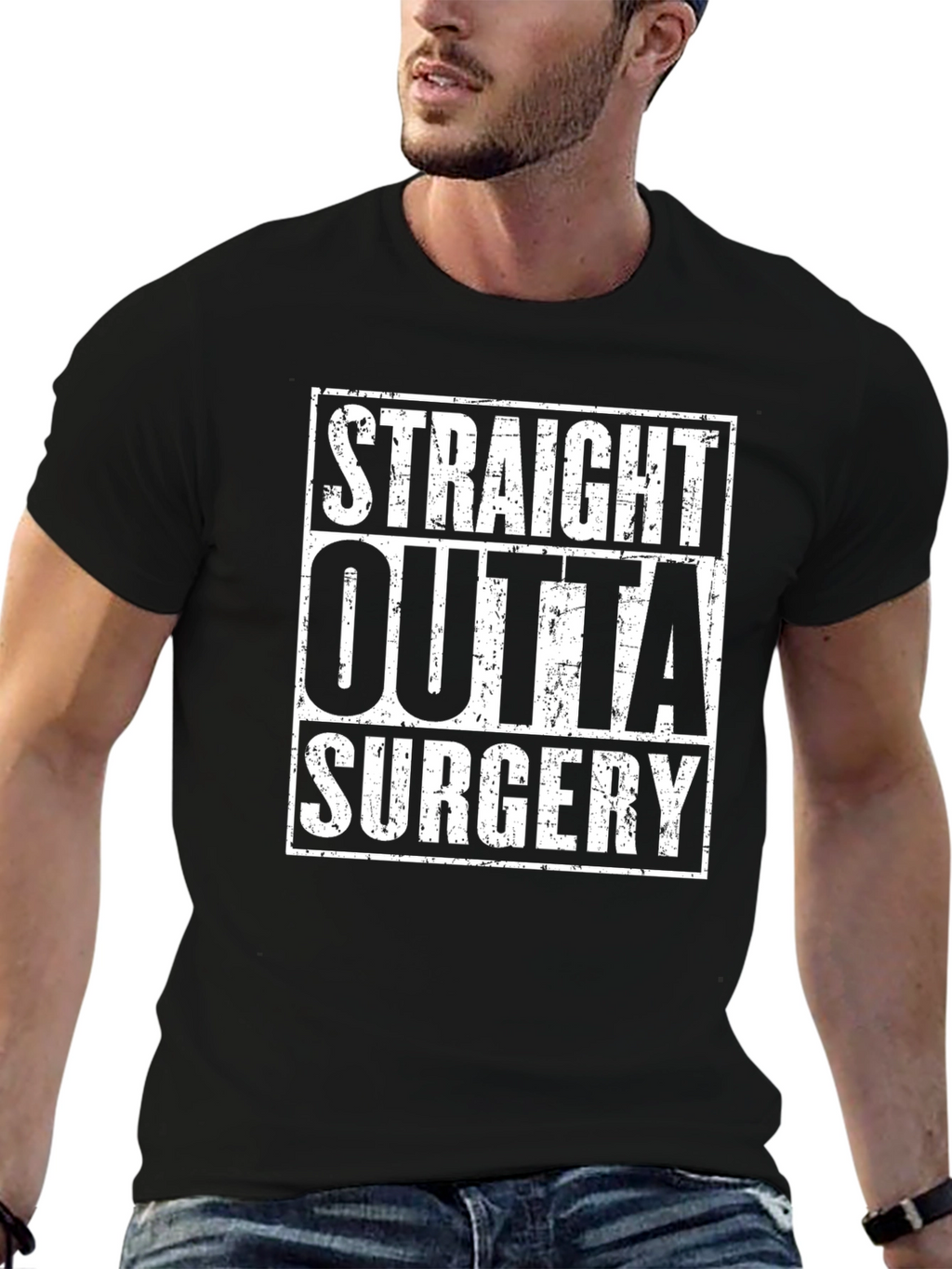 Straight Outta Surgery Graphic T-Shirt
