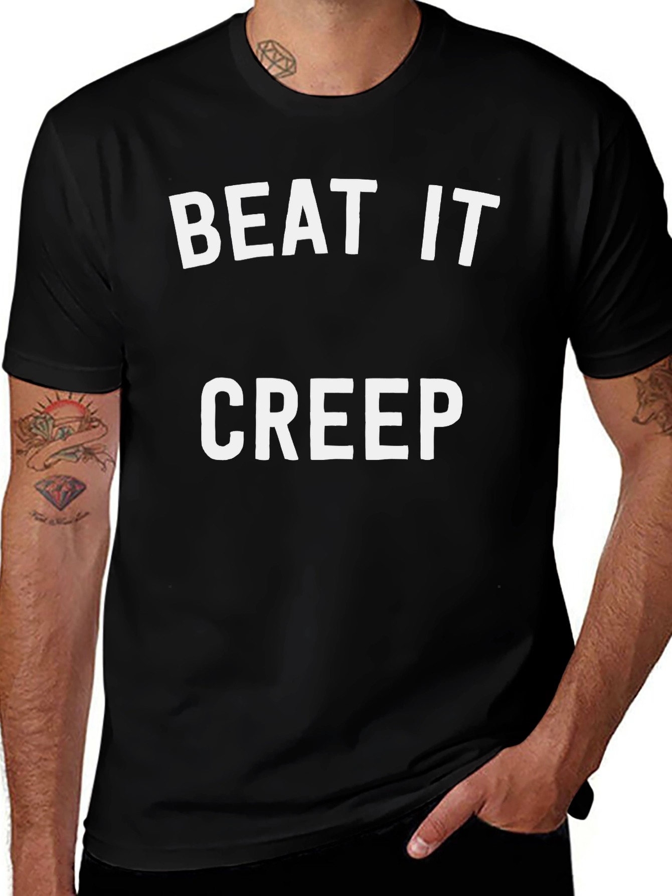 Beat It Creep Black T-Shirt