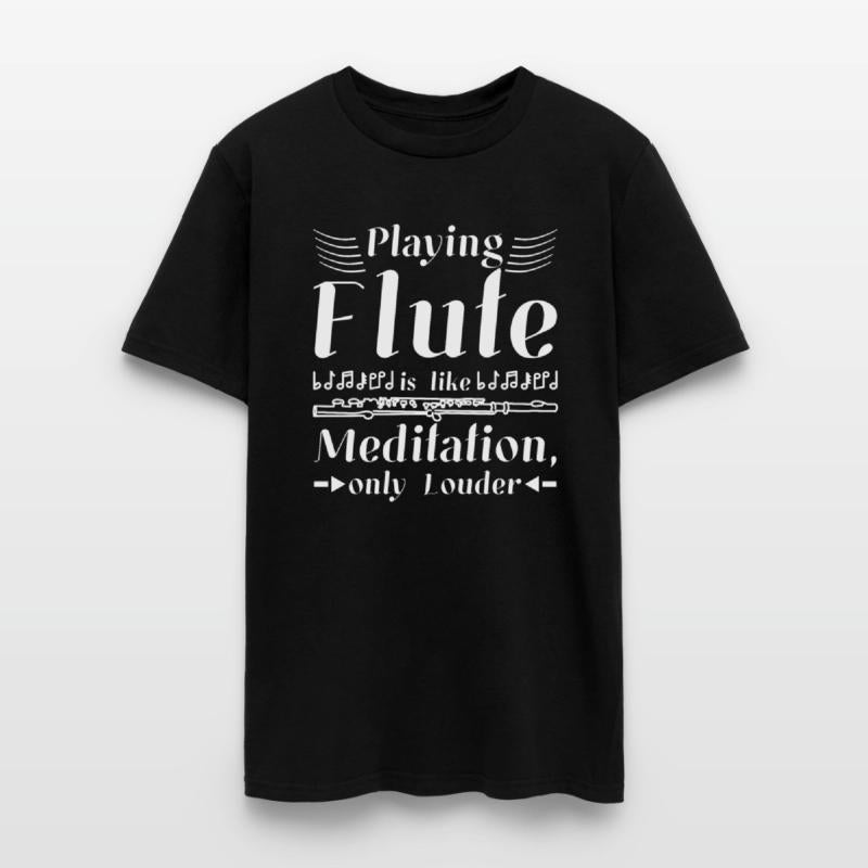 Playing flute is like meditation only louder