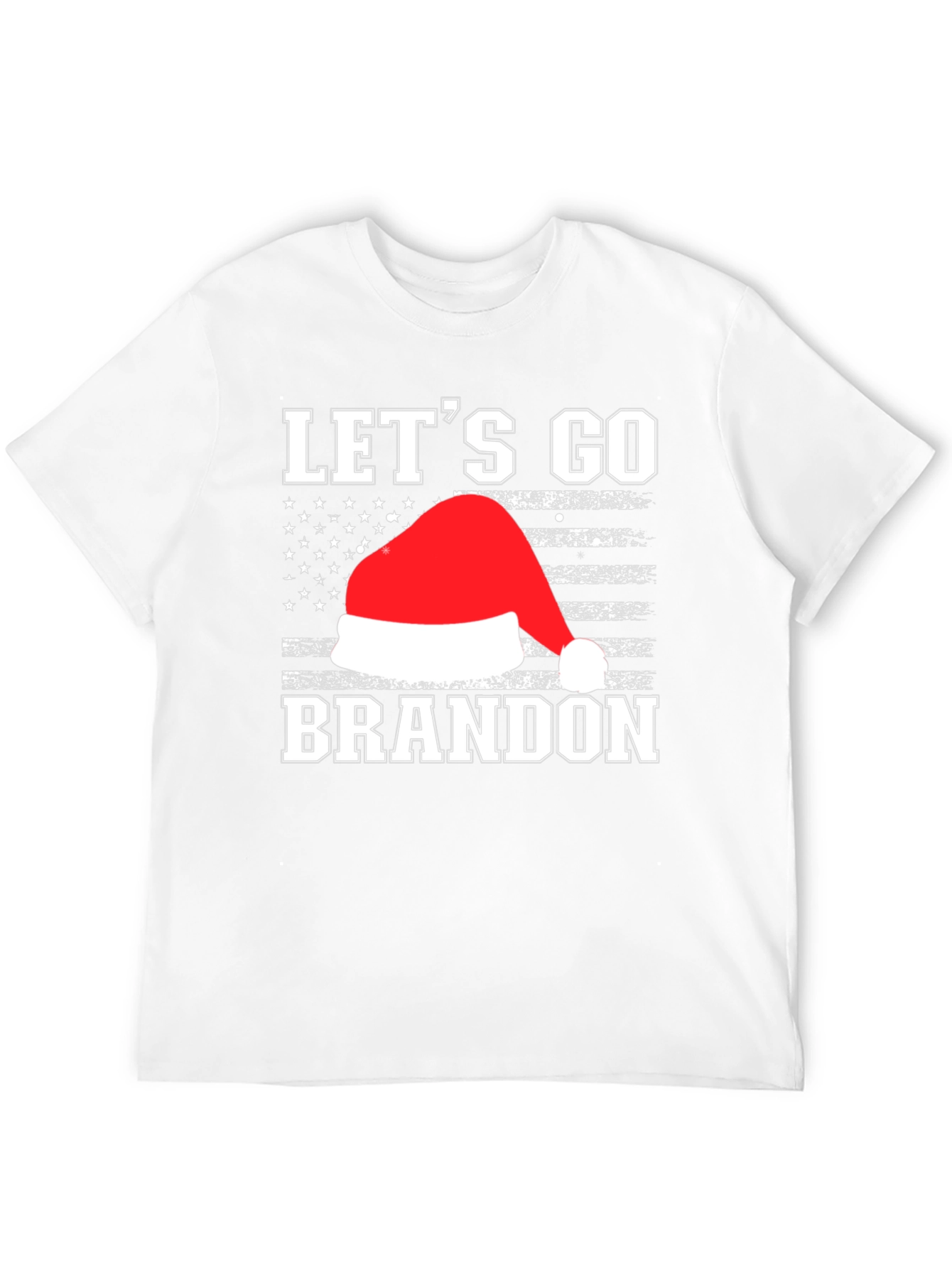Lets Go Brandon Santa Hat T-Shirt