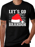 Lets Go Brandon Santa Hat T-Shirt