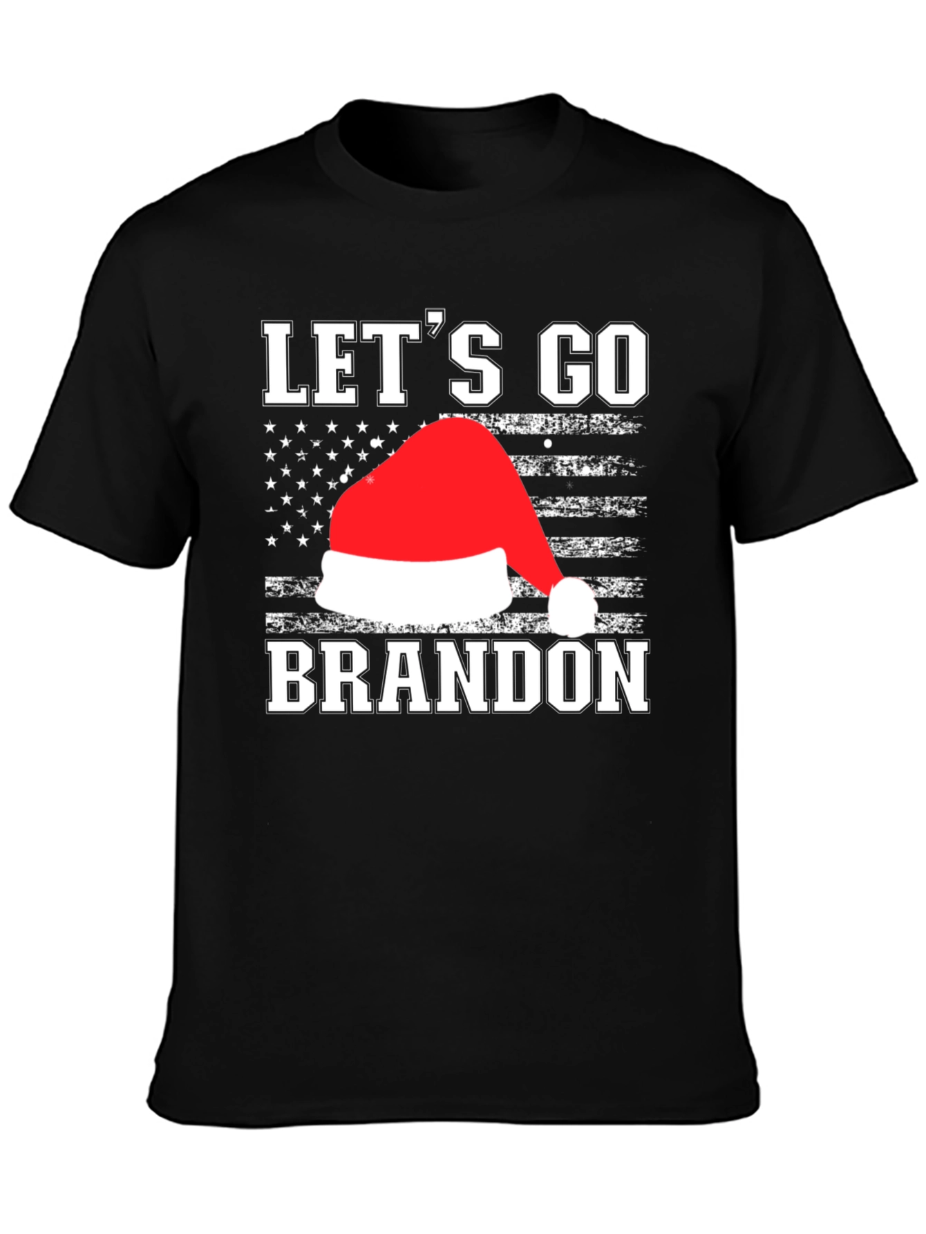 Lets Go Brandon Santa Hat T-Shirt