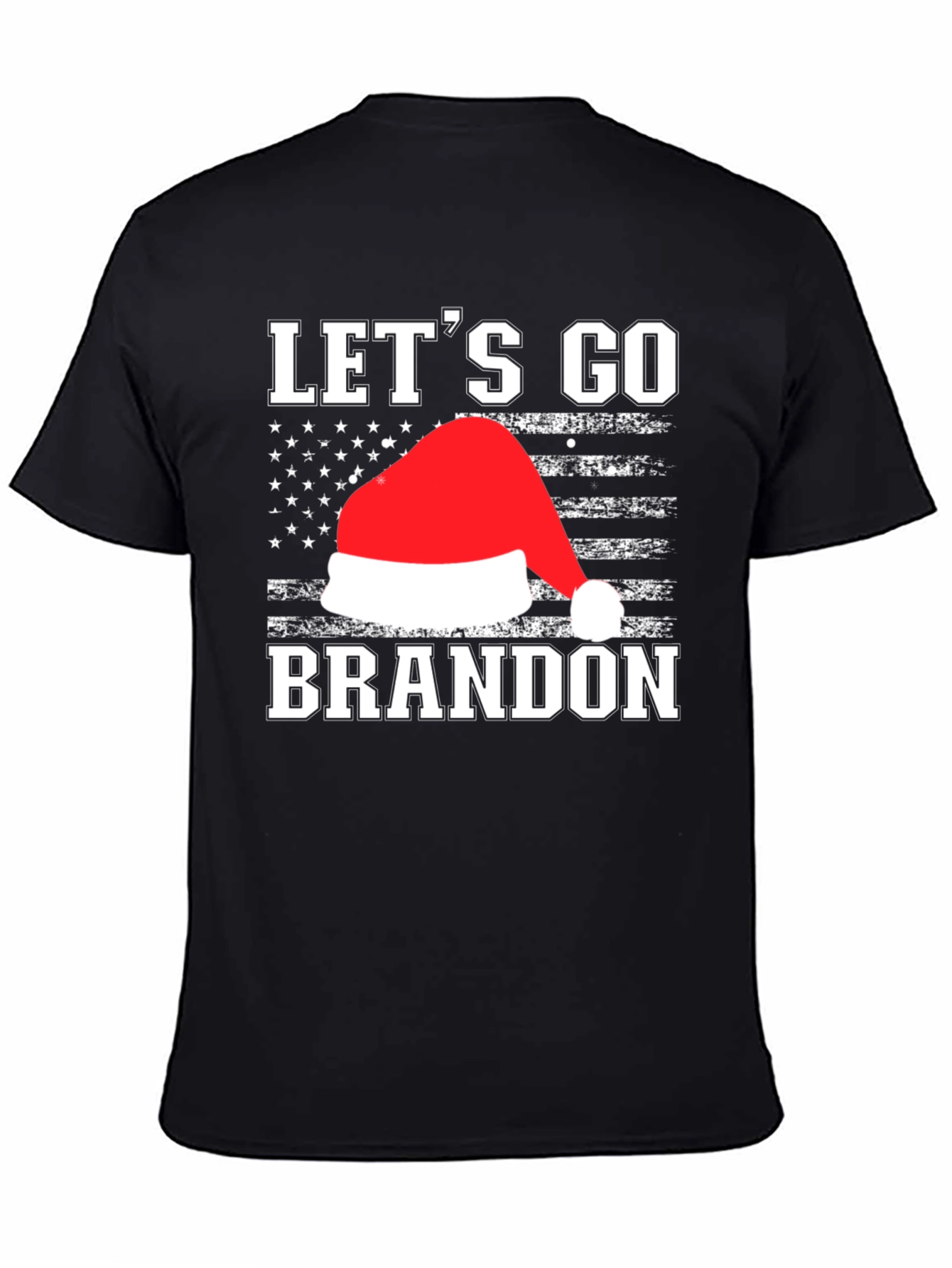 Lets Go Brandon Santa Hat T-Shirt