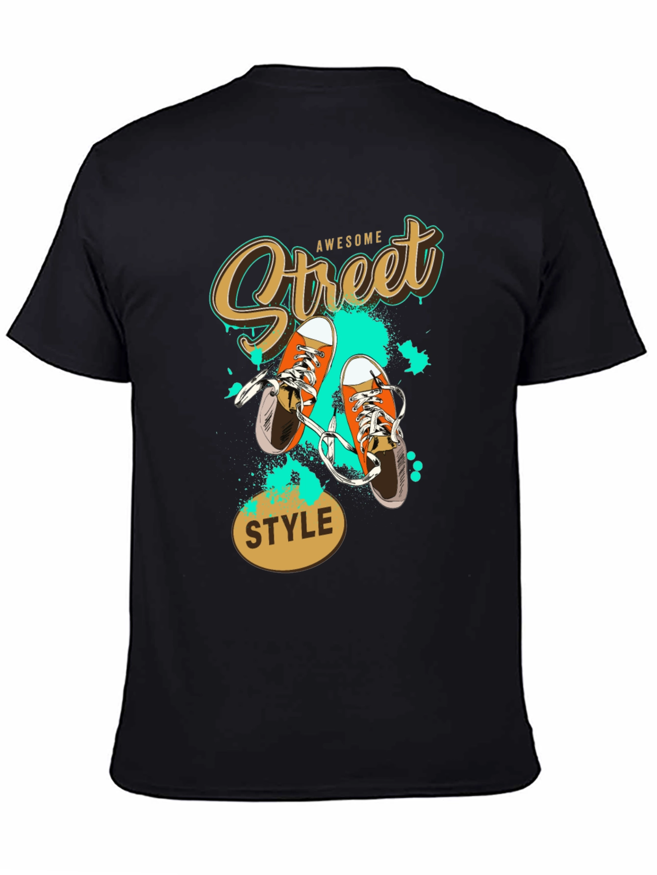 Awesome Street Style Black T-Shirt