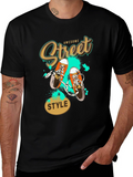 Awesome Street Style Black T-Shirt