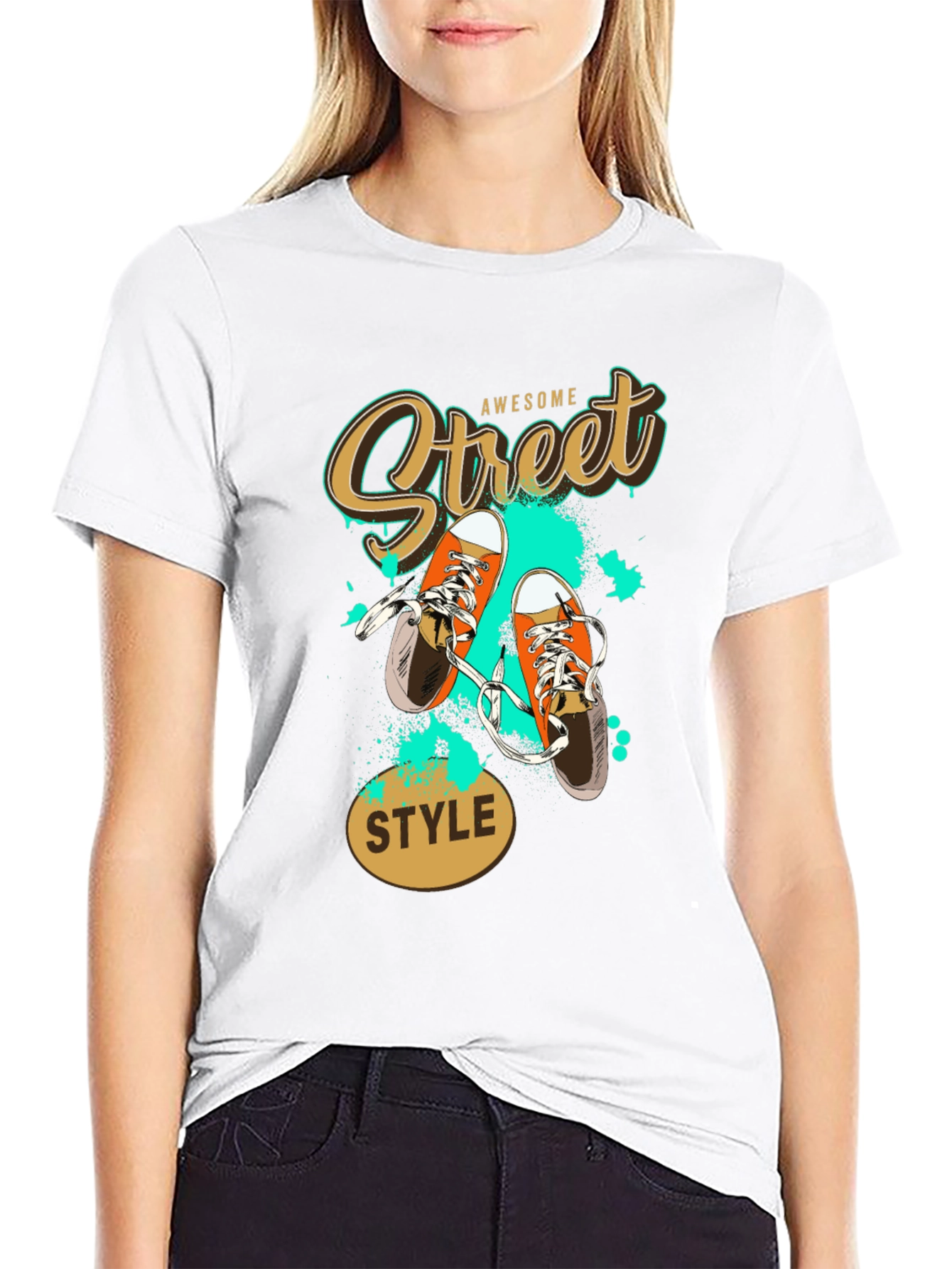 Awesome Street Style Black T-Shirt