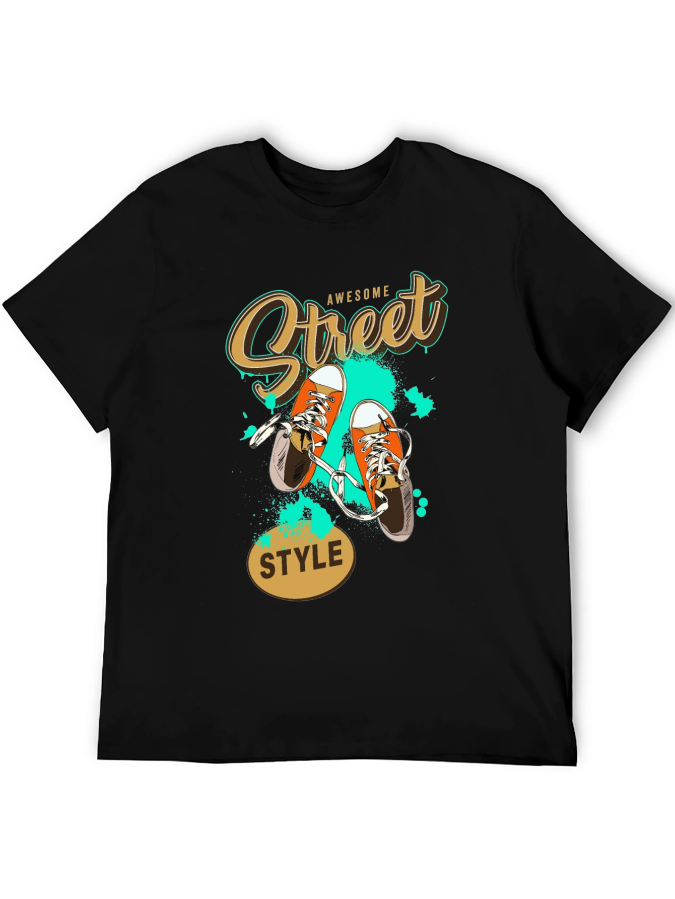 Awesome Street Style Black T-Shirt