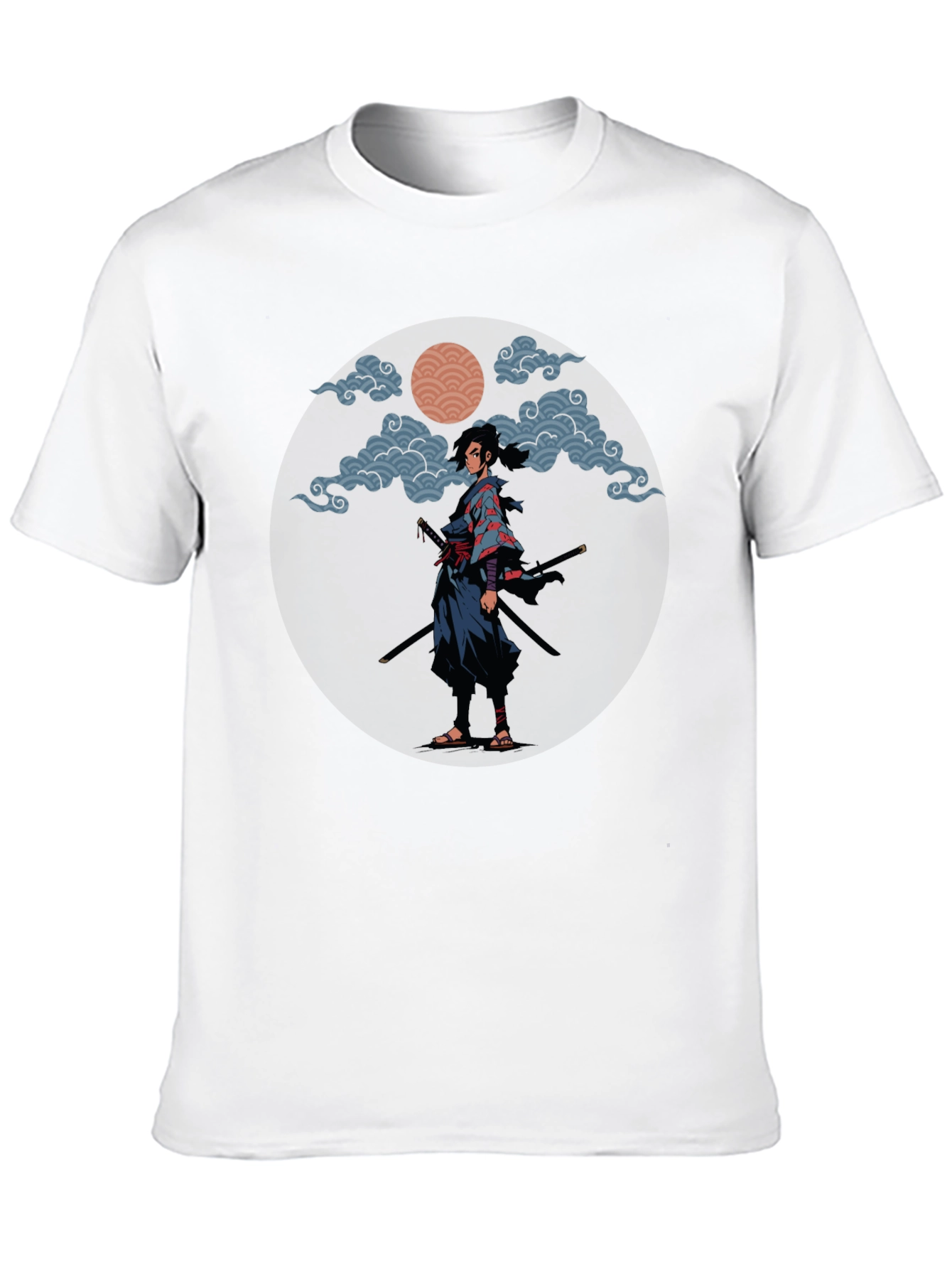 Samurai Graphic Tee - Stylish Warrior Design