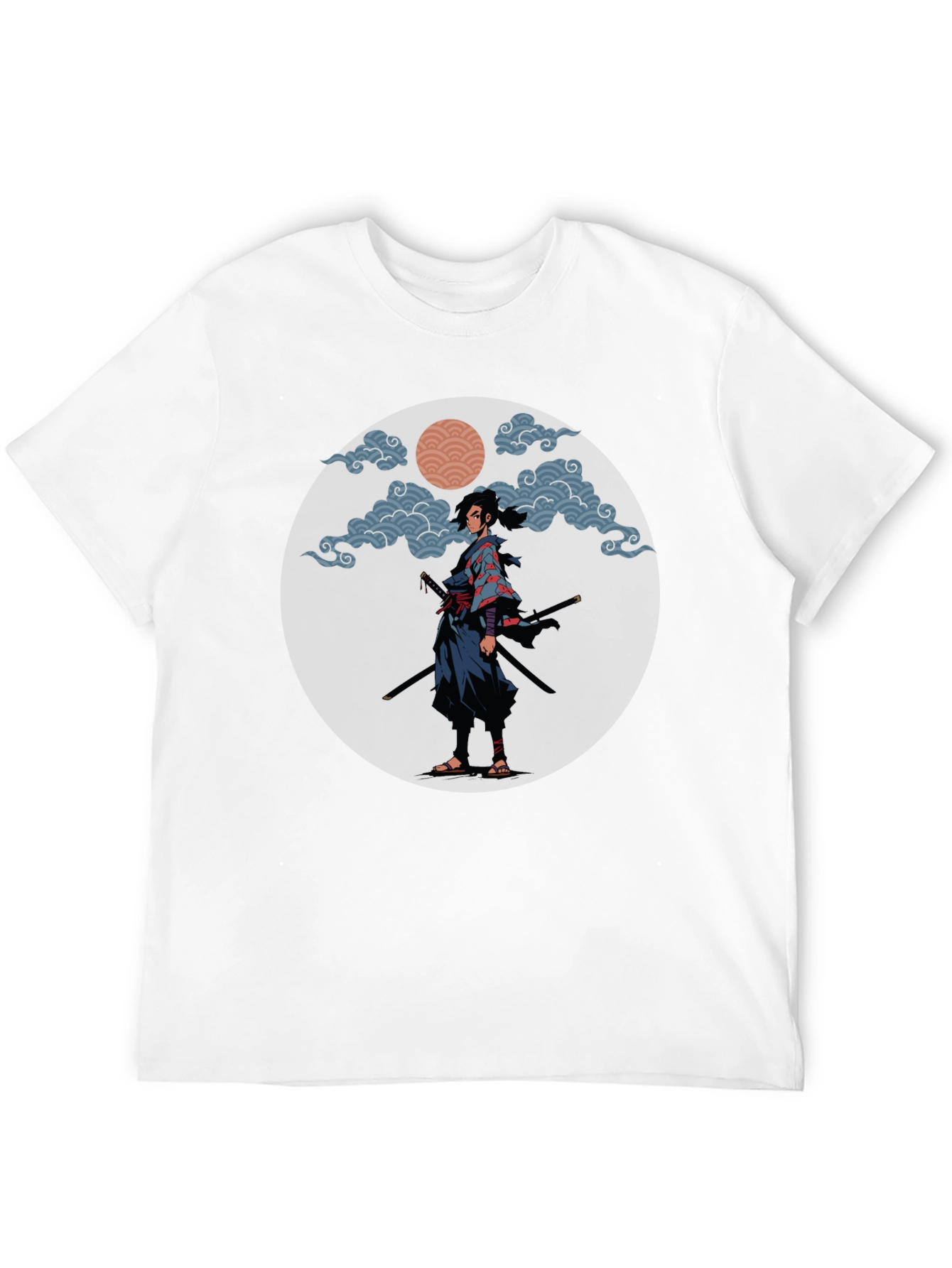 Samurai Graphic Tee - Stylish Warrior Design