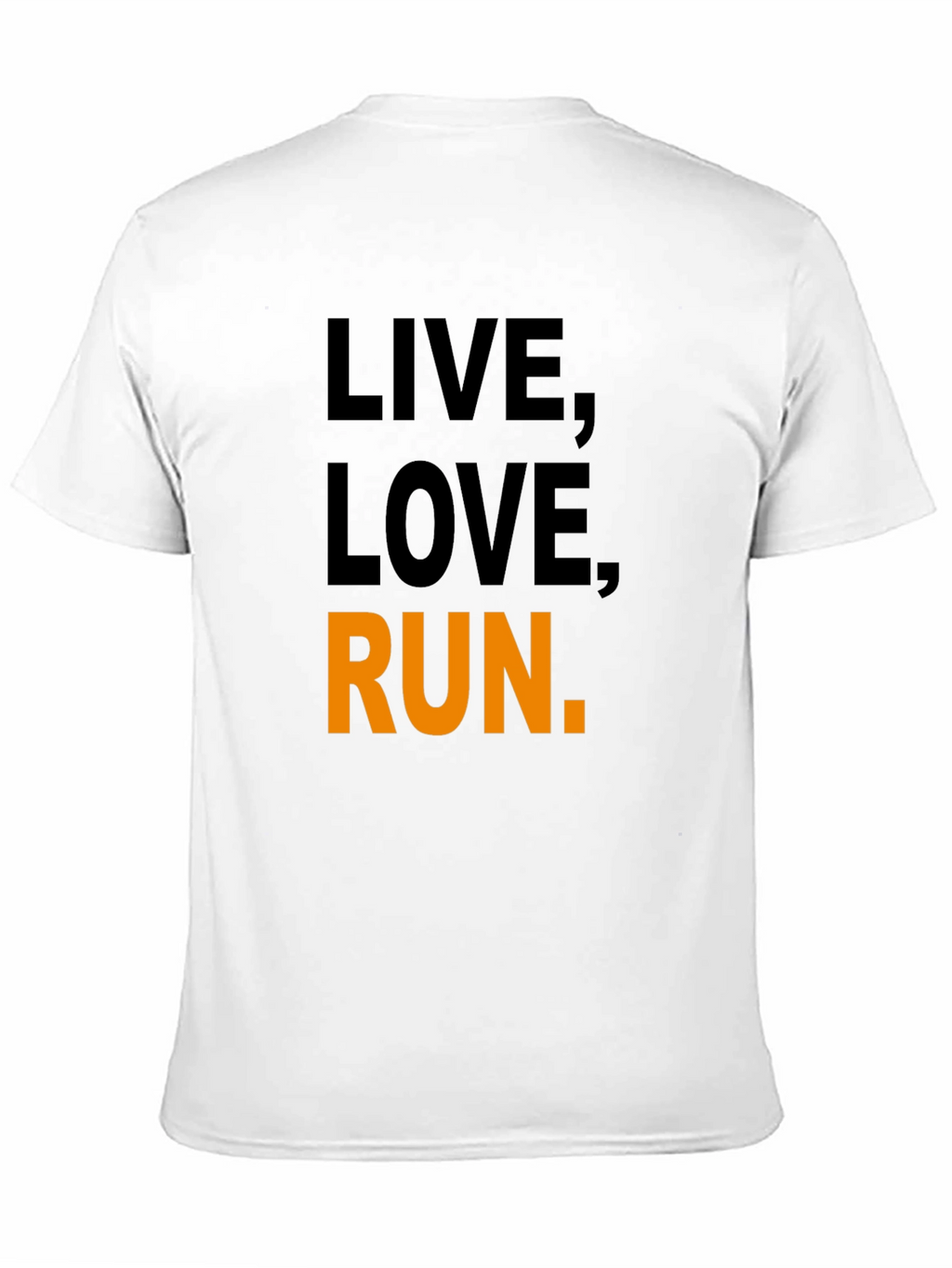 Live Love Run Graphic Tee - Black