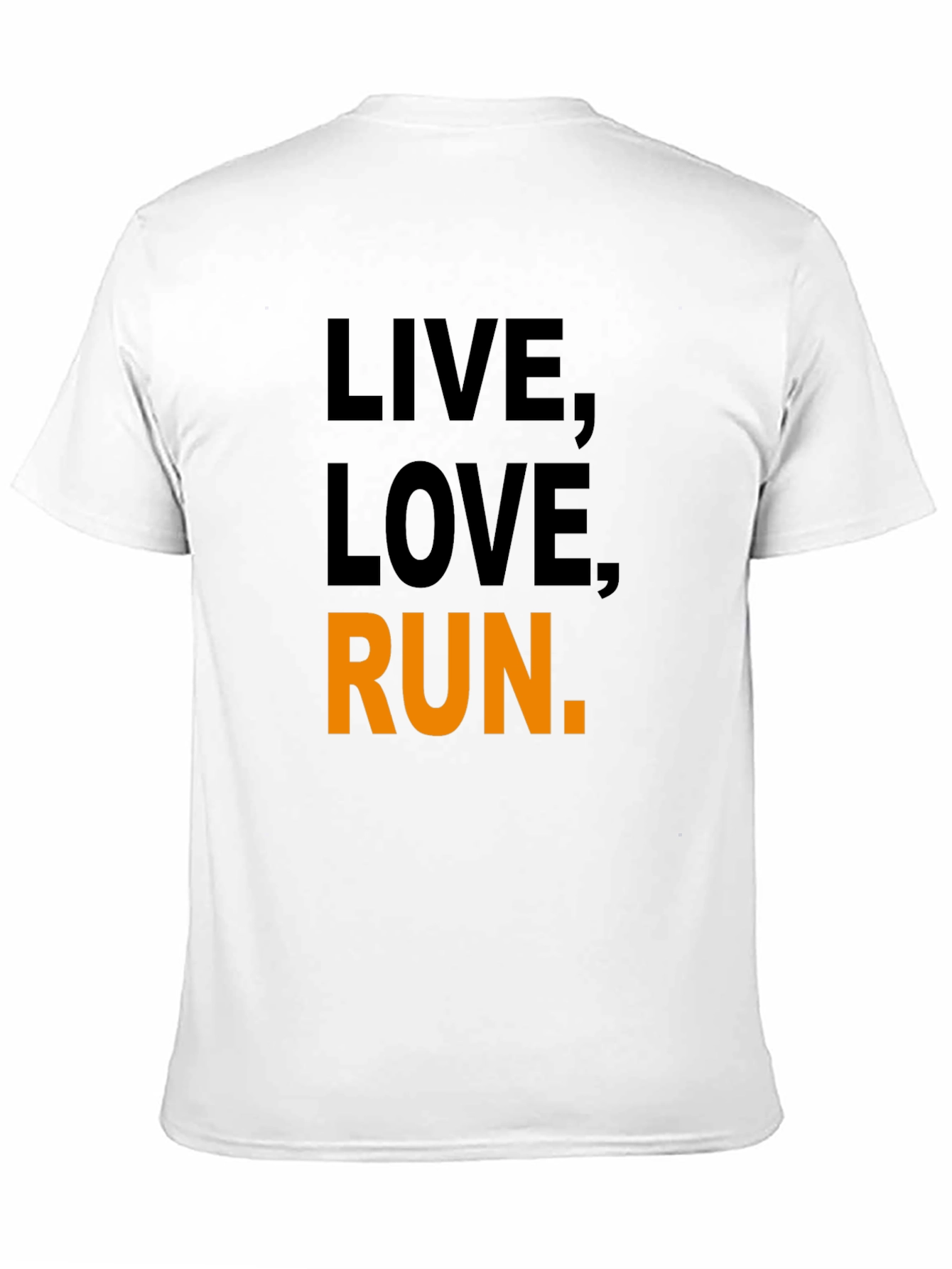 Live Love Run Graphic Tee - Black