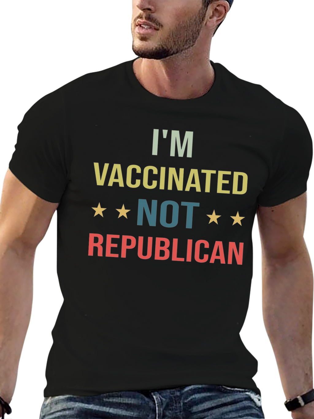 Im Vaccinated NOT Republican T-Shirt