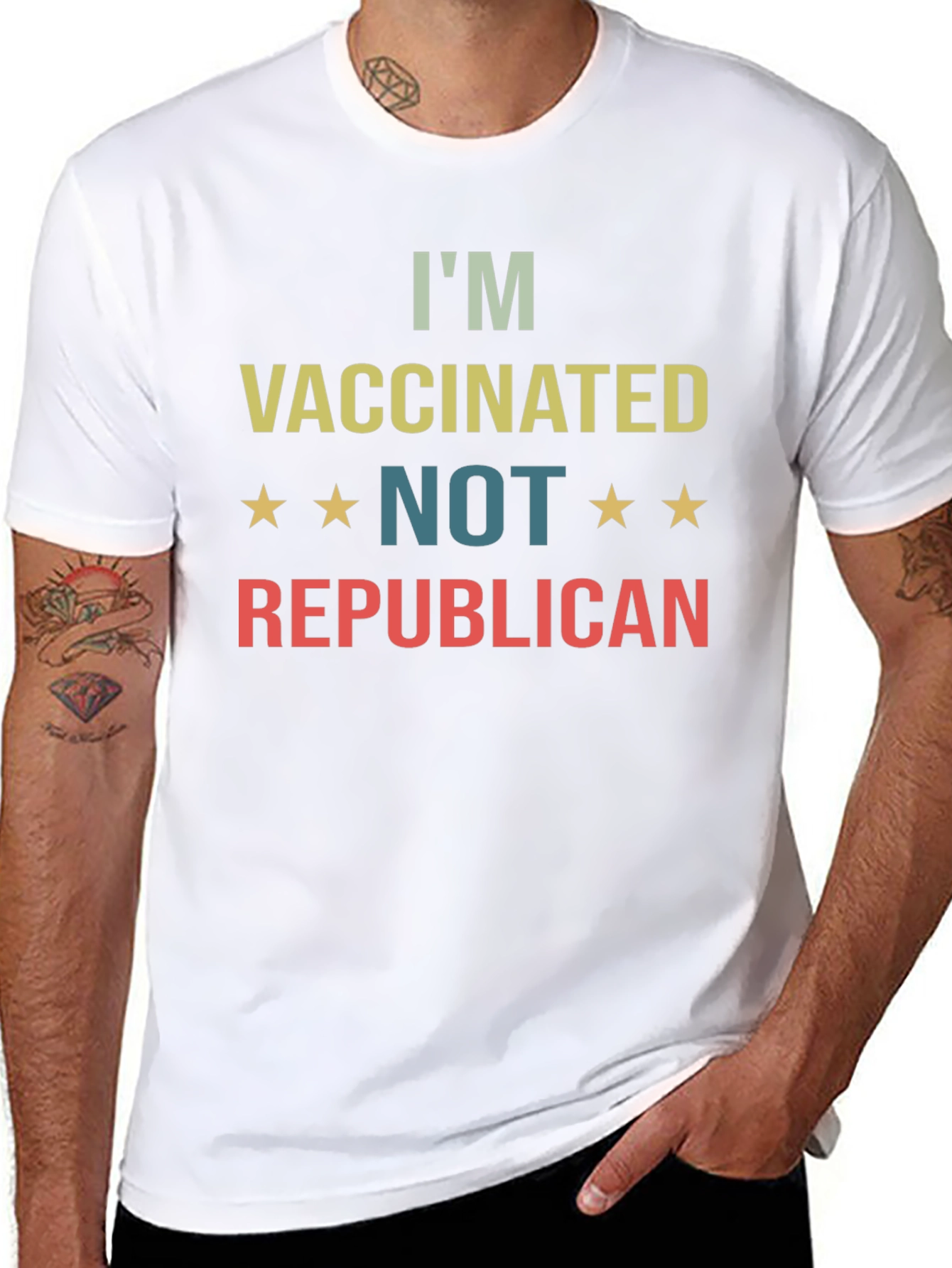 Im Vaccinated NOT Republican T-Shirt