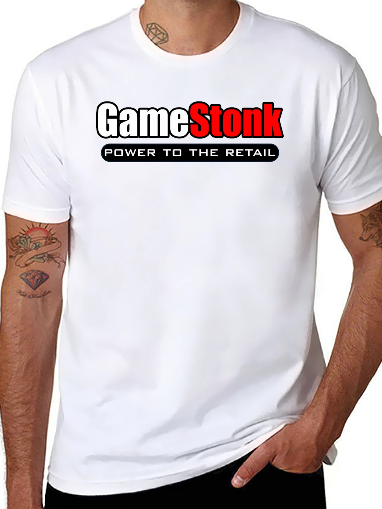 GameStonk Power to the Retail T-Shirt