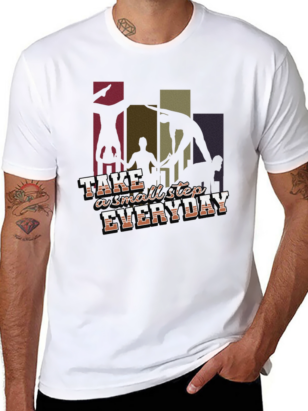 Motivational Acrobatic Silhouette Tee