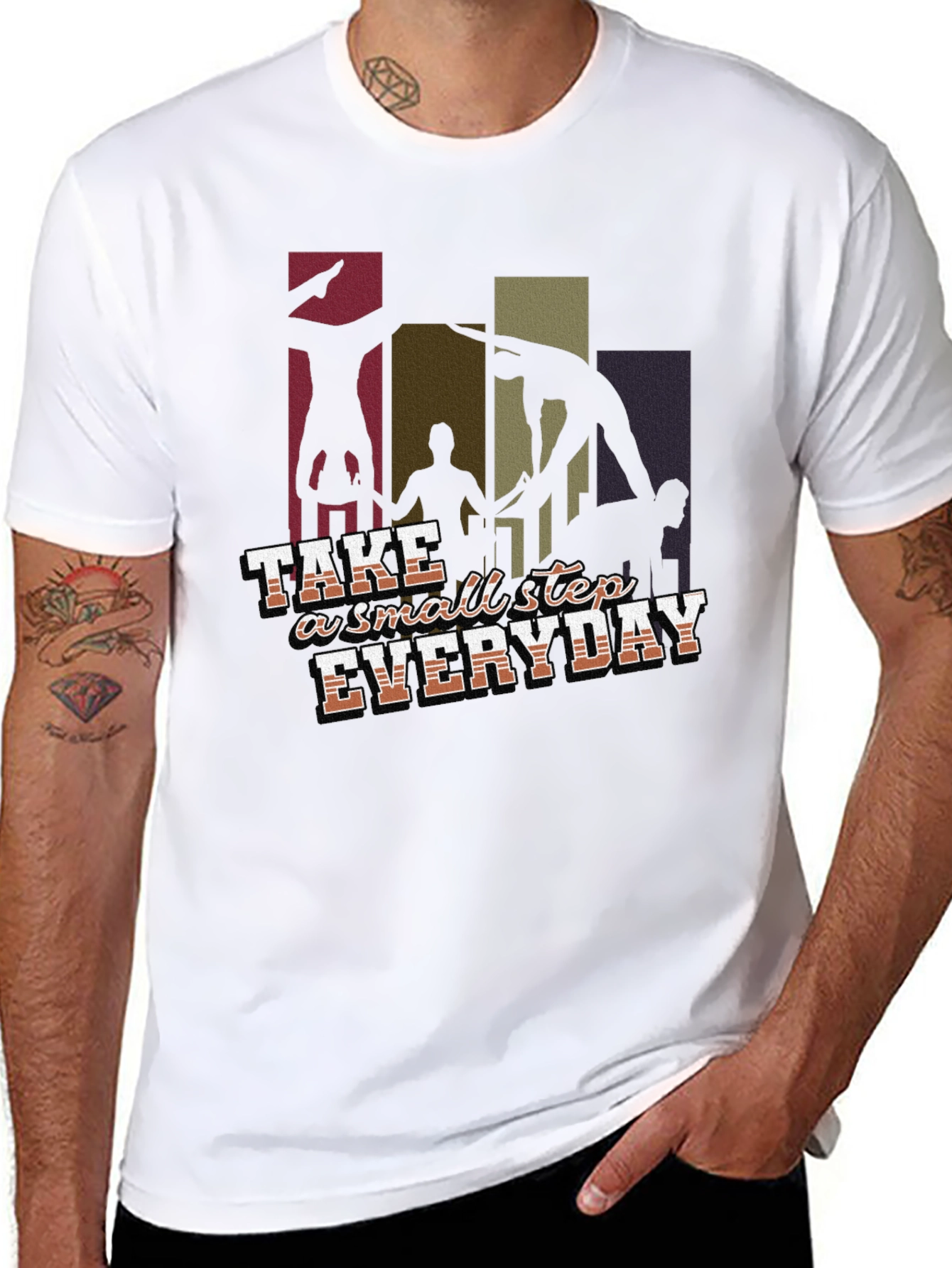 Motivational Acrobatic Silhouette Tee