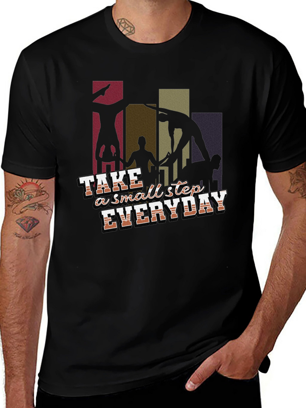 Motivational Acrobatic Silhouette Tee