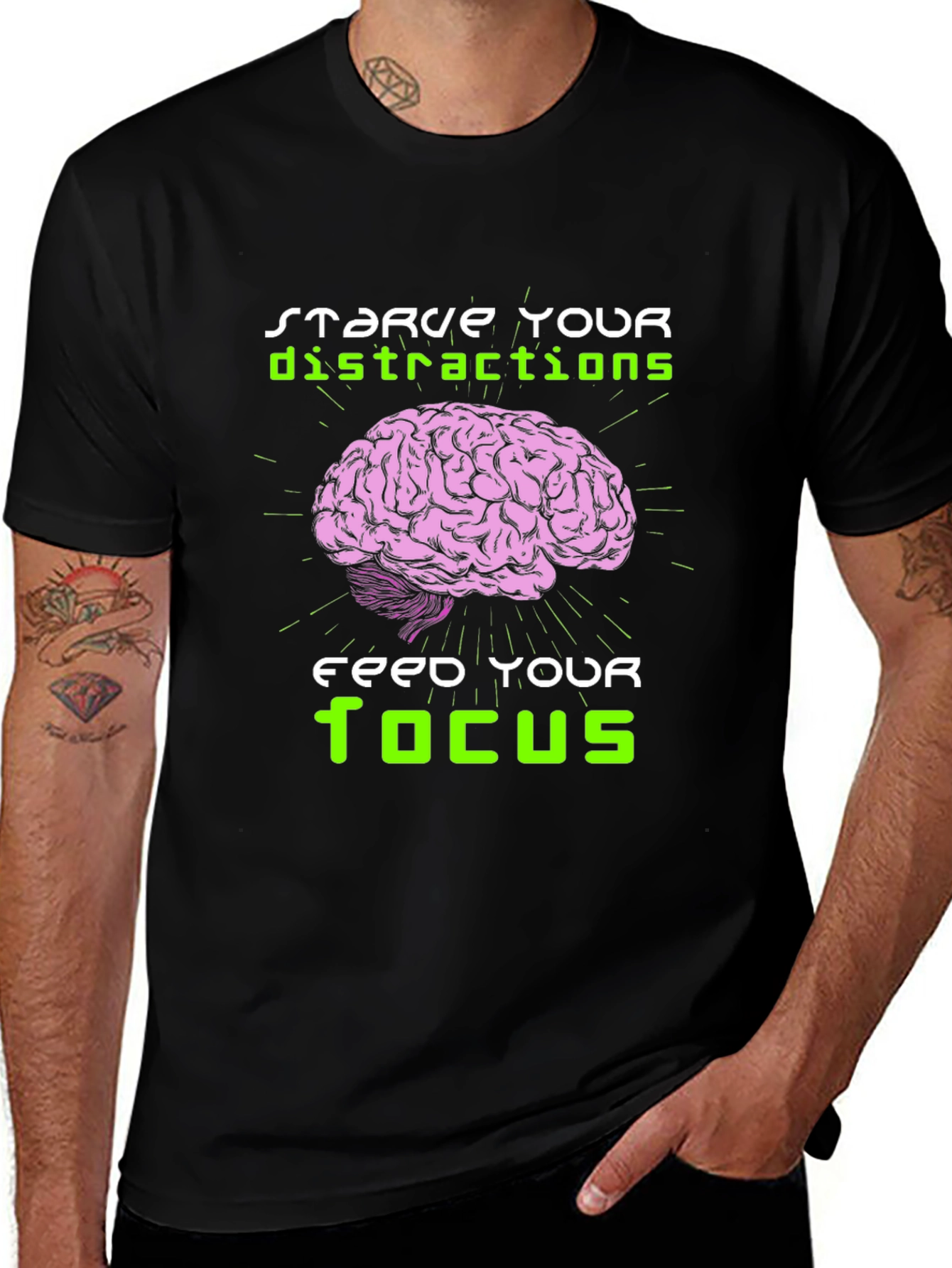 Starve Distractions Feed Your Focus T-Shirt