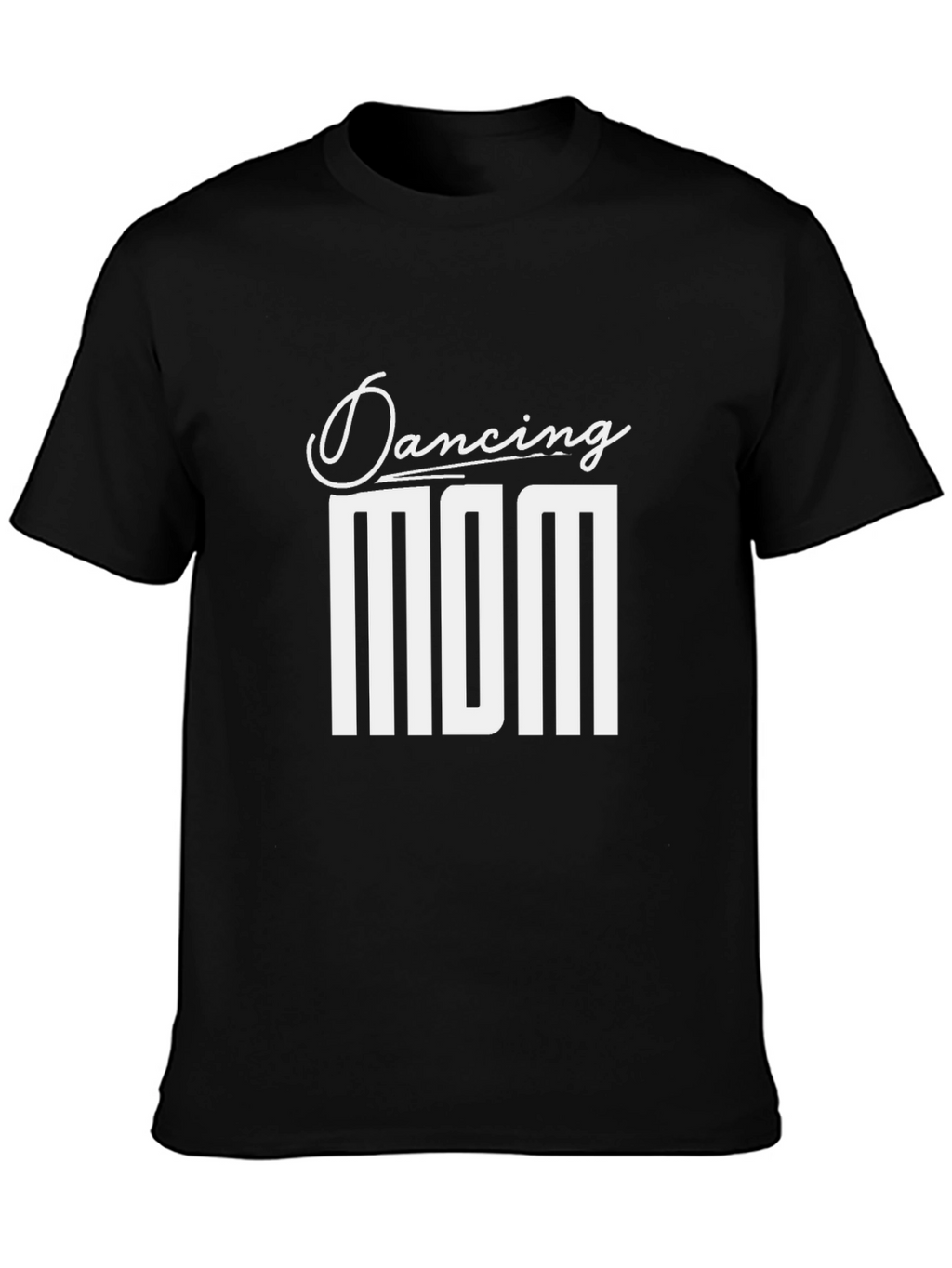Dancing Mom Graphic Tee - Black Cotton Shirt