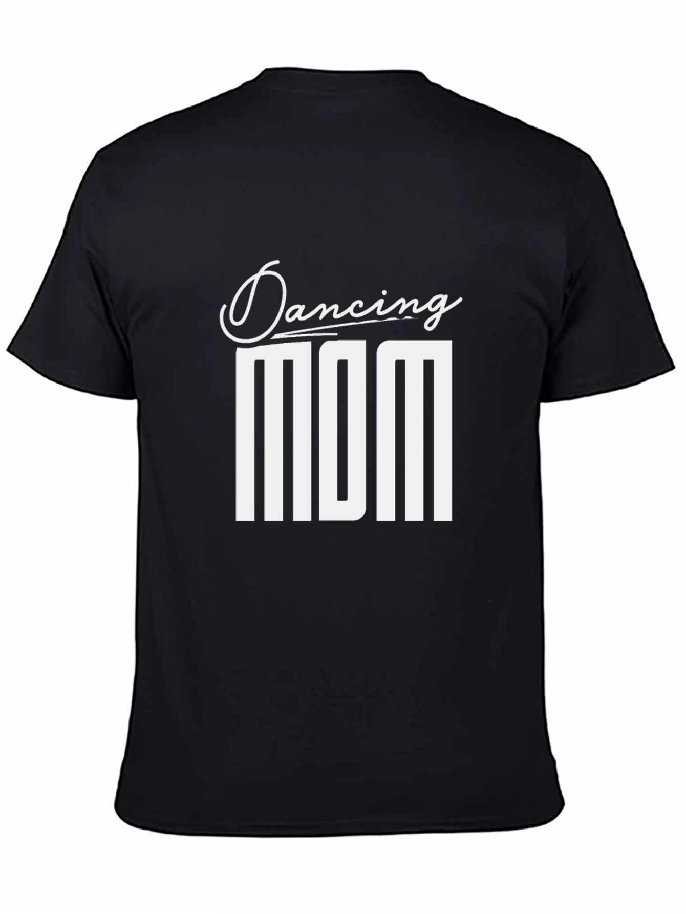 Dancing Mom Graphic Tee - Black Cotton Shirt
