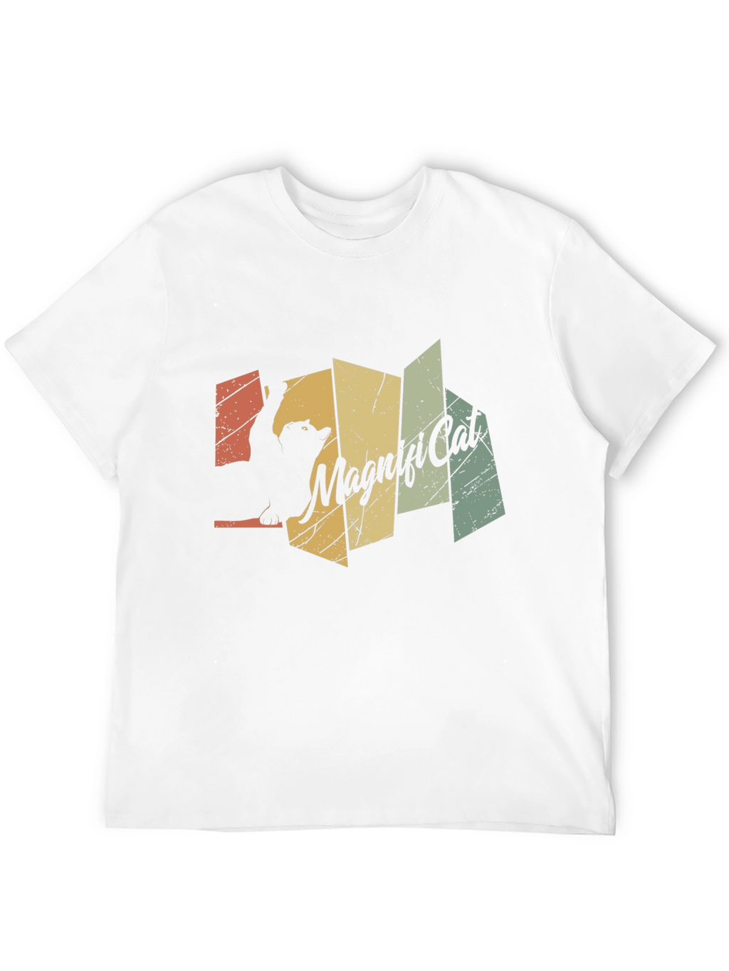 MagnifiCat T-Shirt - Retro Cat Lover Tee