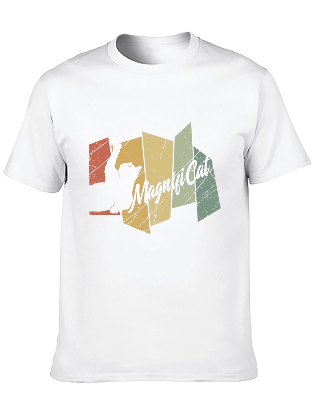 MagnifiCat T-Shirt - Retro Cat Lover Tee