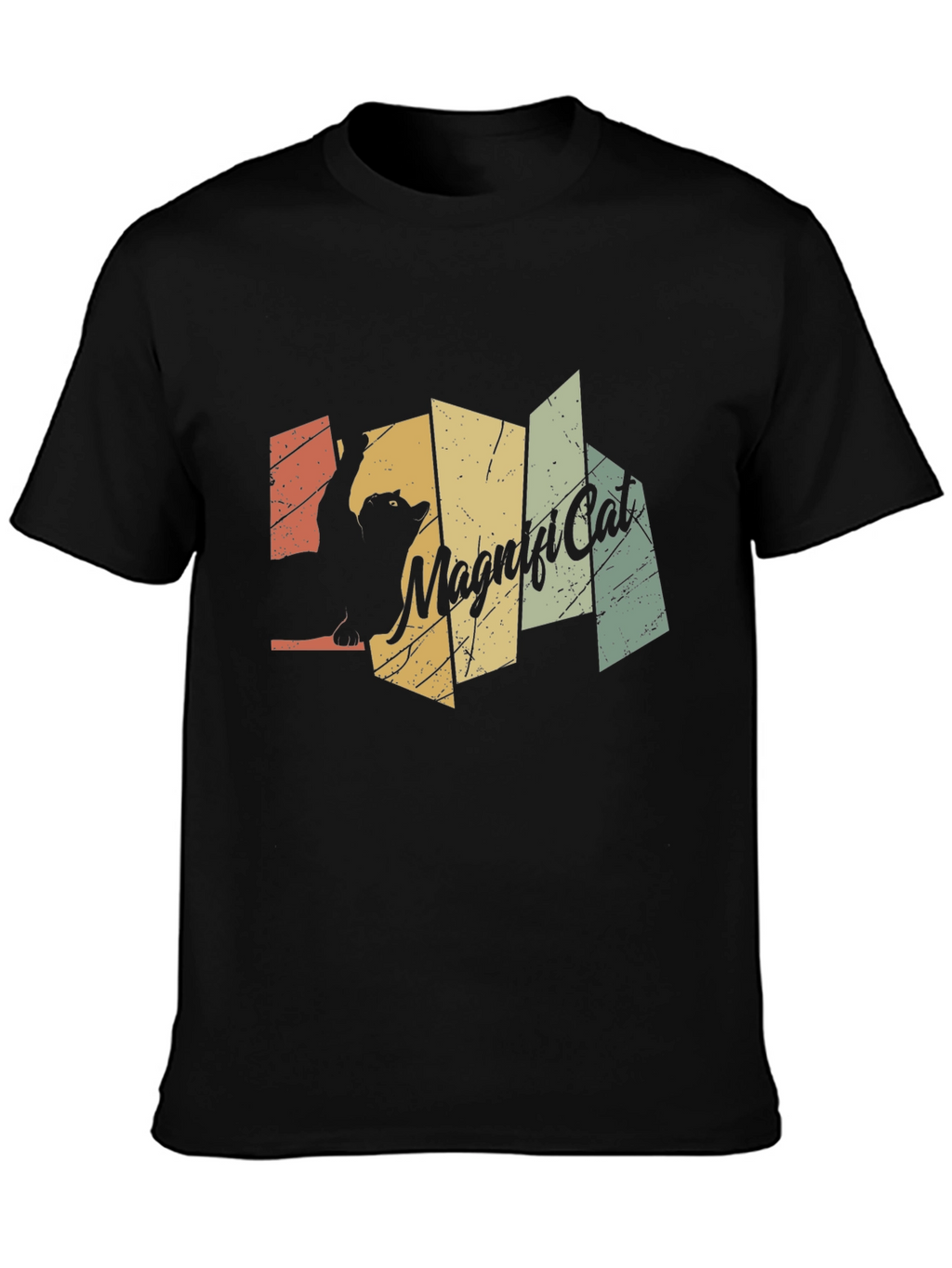 MagnifiCat T-Shirt - Retro Cat Lover Tee