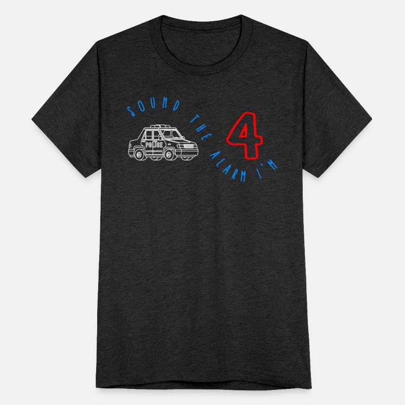 Police Shirt, Sound The Alarm I'm 4 Tee,