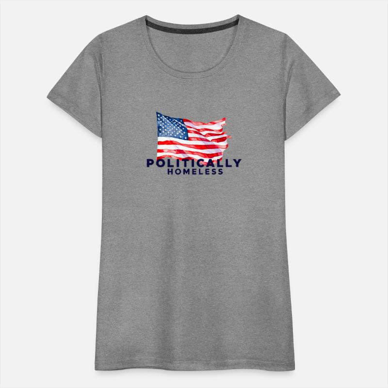 Politically Homeless American flag USA