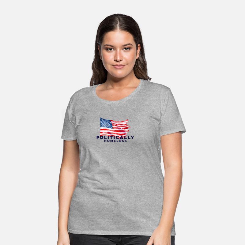 Politically Homeless American flag USA