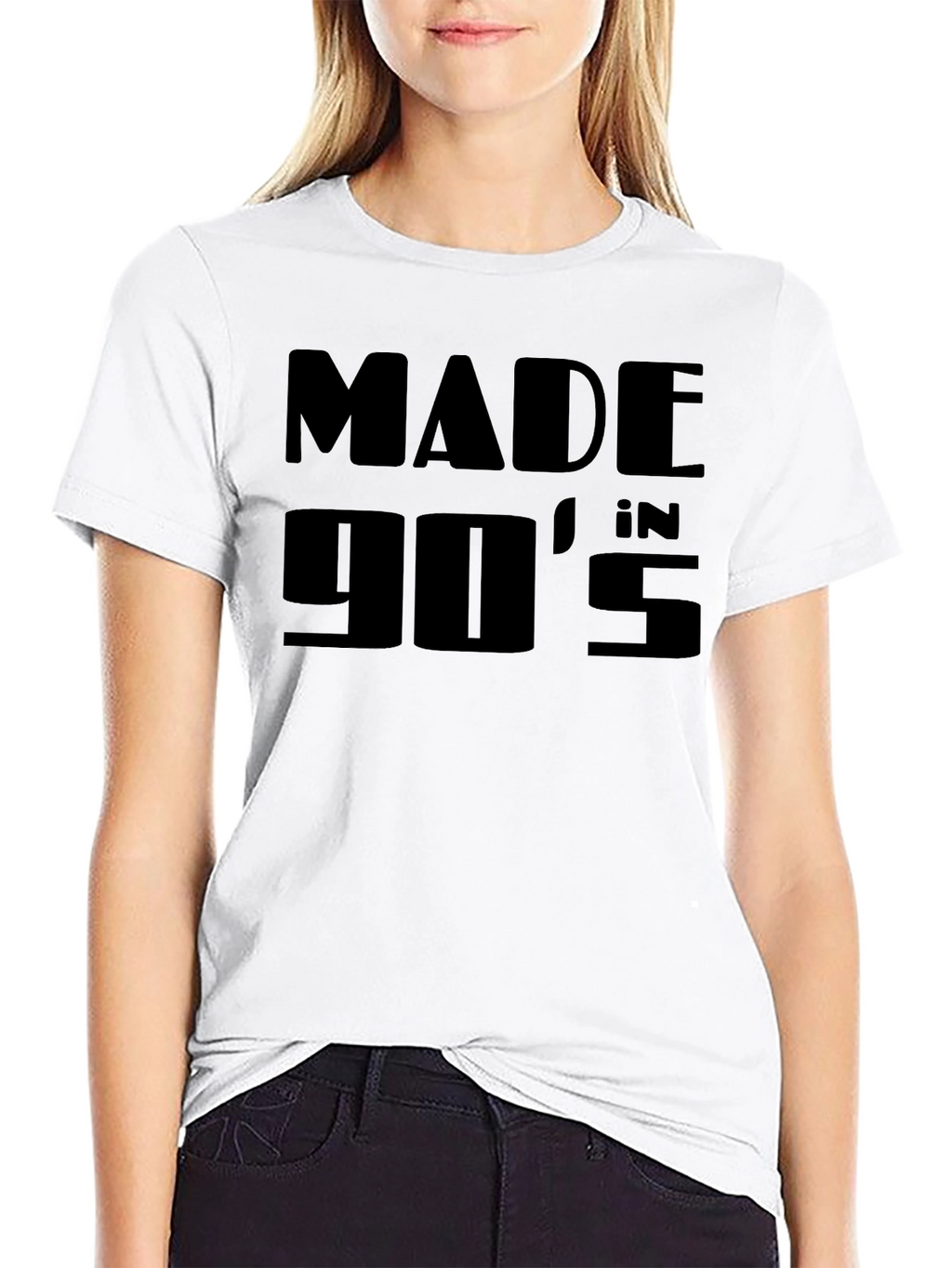 Made in the 90s Black Graphic Tee