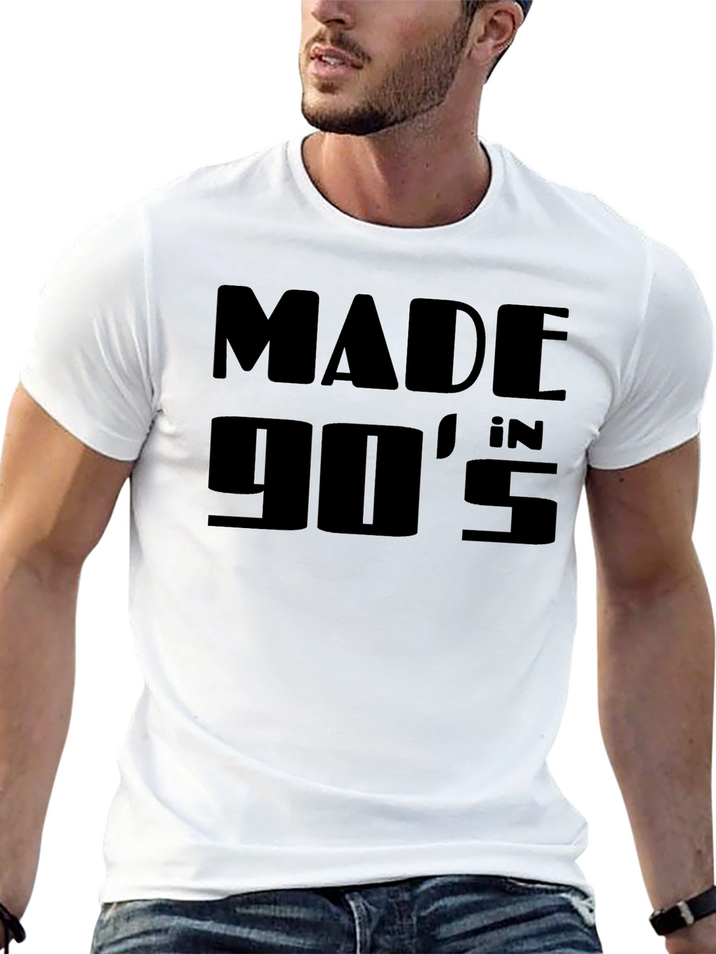 Made in the 90s Black Graphic Tee