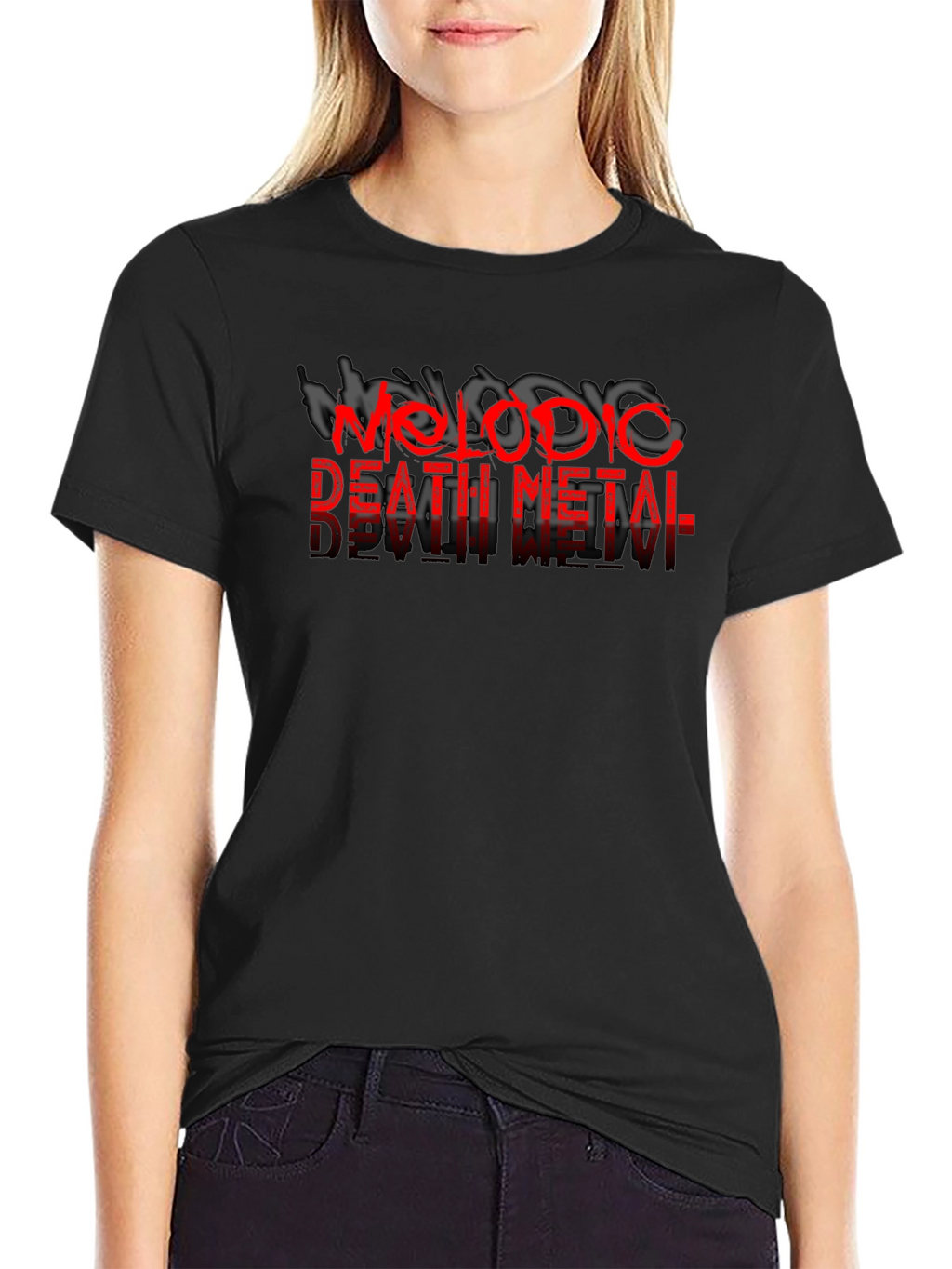 Melodic Death Metal Graphic T-Shirt - Black Tee