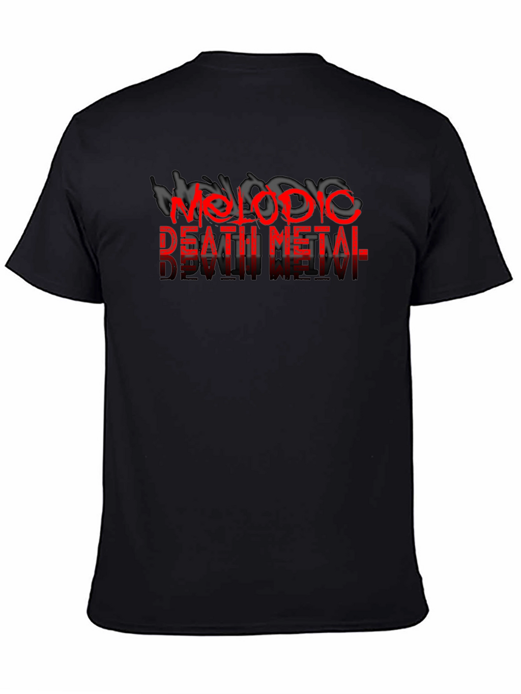 Melodic Death Metal Graphic T-Shirt - Black Tee
