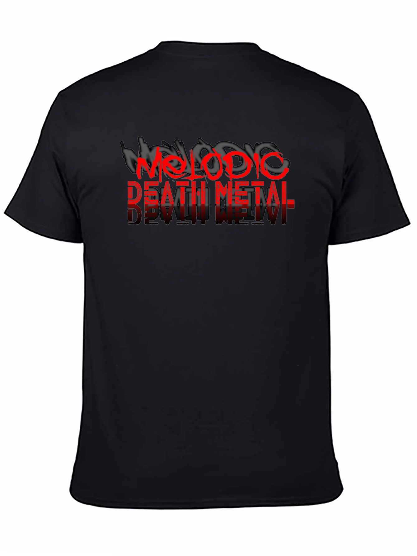 Melodic Death Metal Graphic T-Shirt - Black Tee
