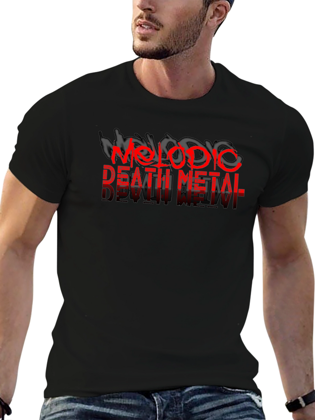 Melodic Death Metal Graphic T-Shirt - Black Tee