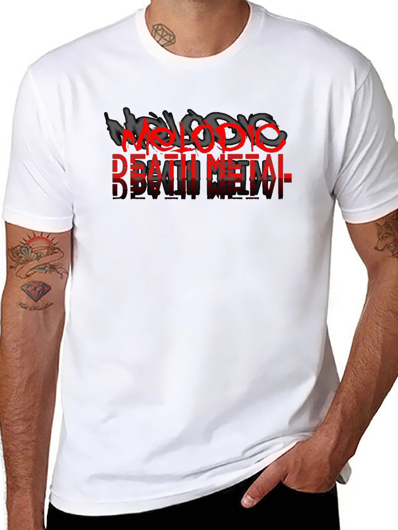 Melodic Death Metal Graphic T-Shirt - Black Tee
