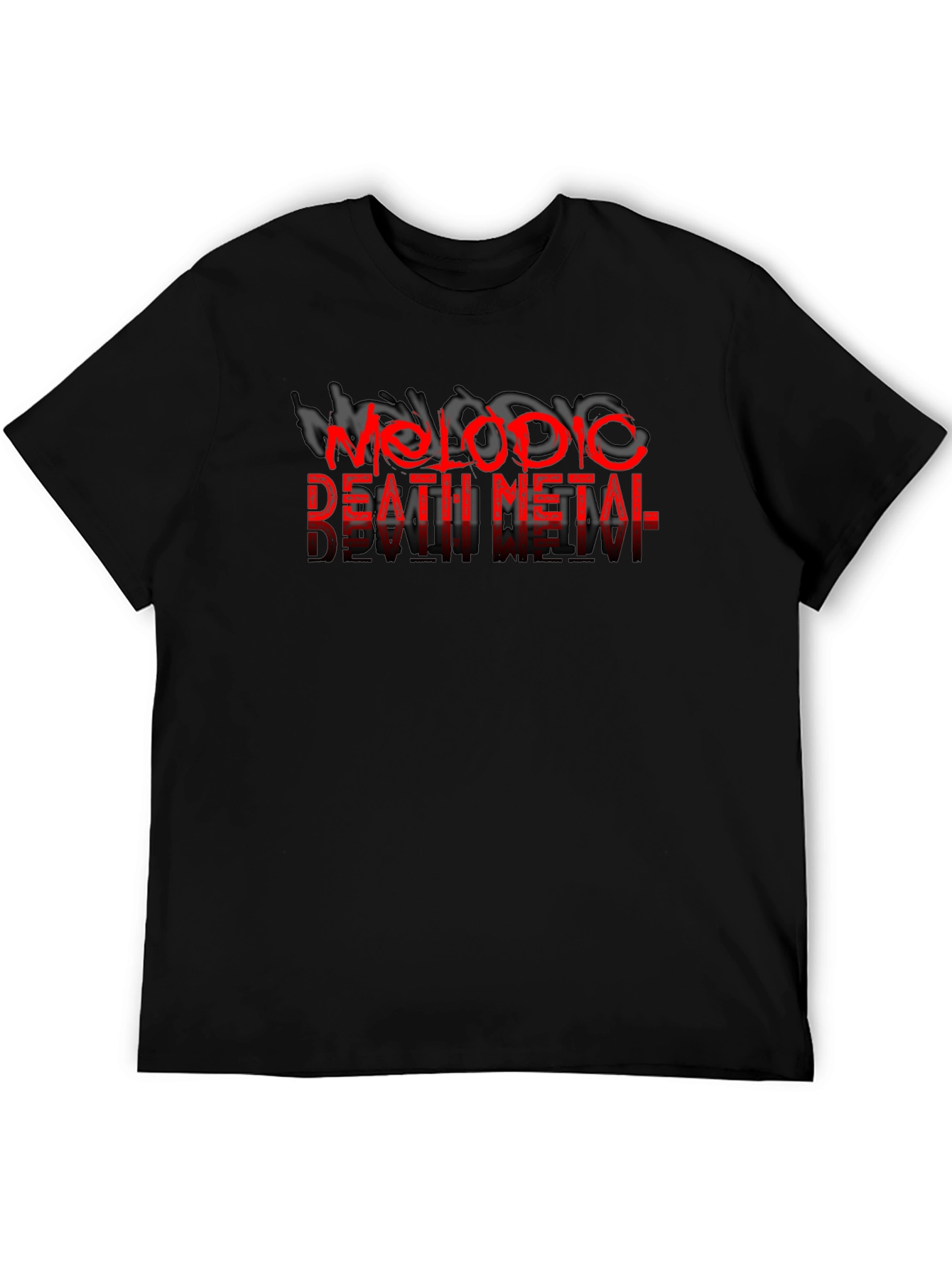 Melodic Death Metal Graphic T-Shirt - Black Tee
