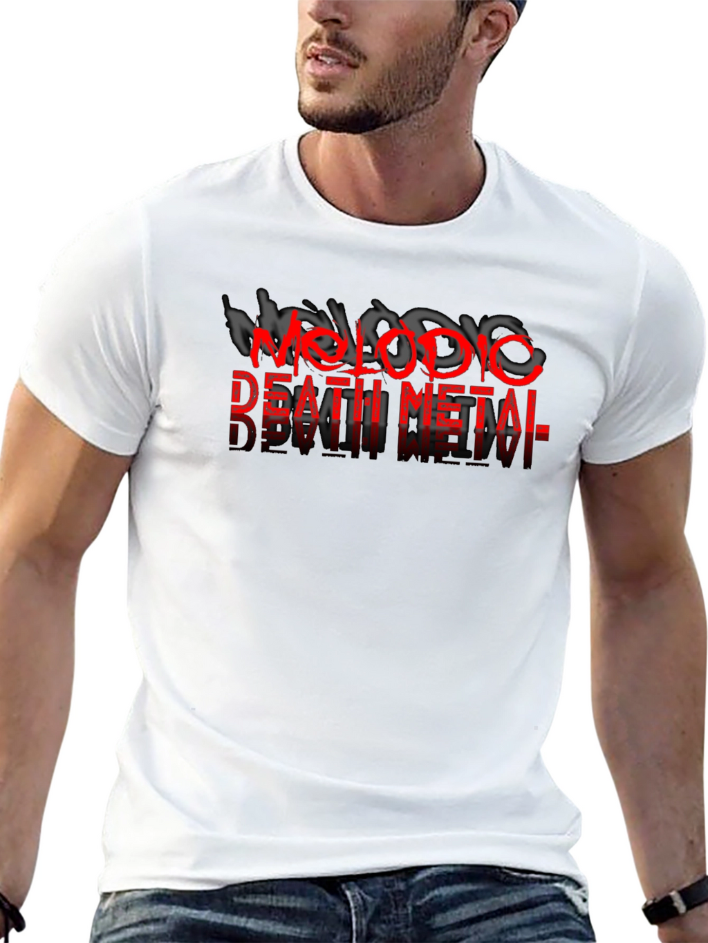 Melodic Death Metal Graphic T-Shirt - Black Tee