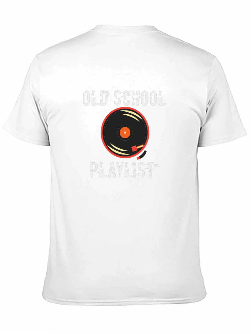 Old School Playlist Graphic Tee - Black