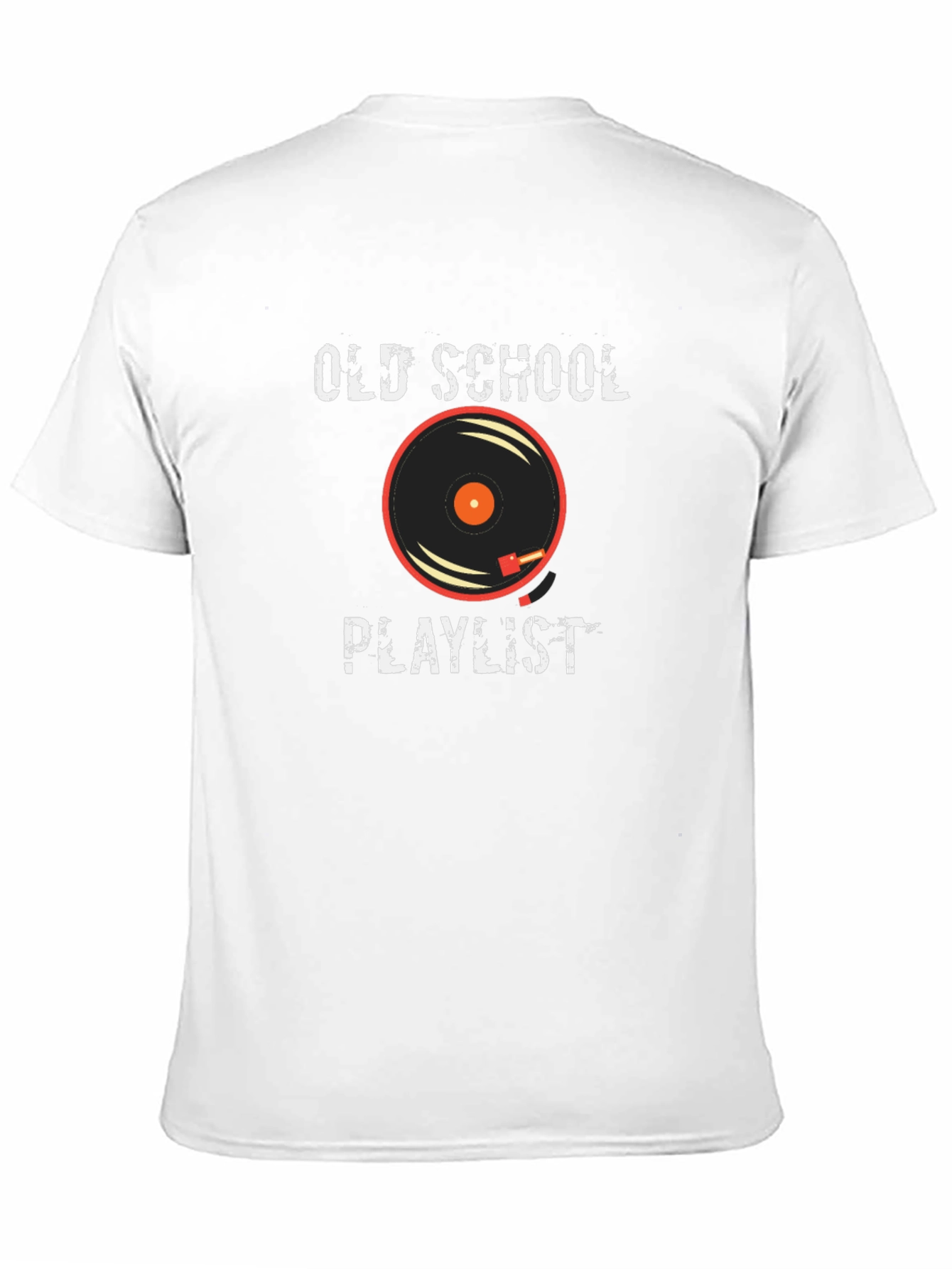 Old School Playlist Graphic Tee - Black