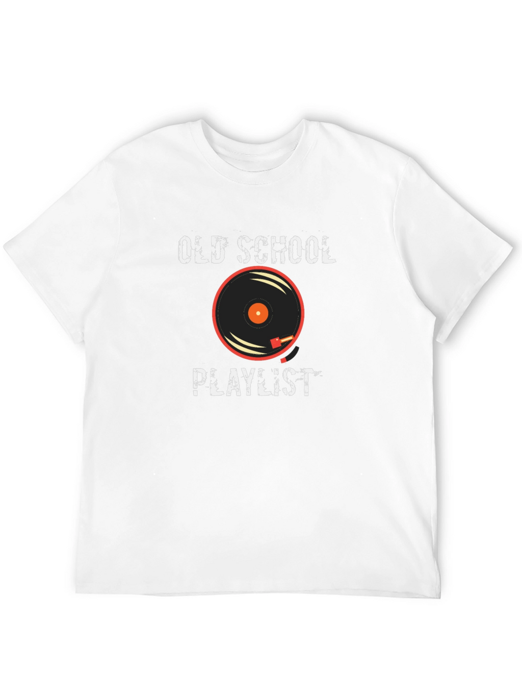 Old School Playlist Graphic Tee - Black