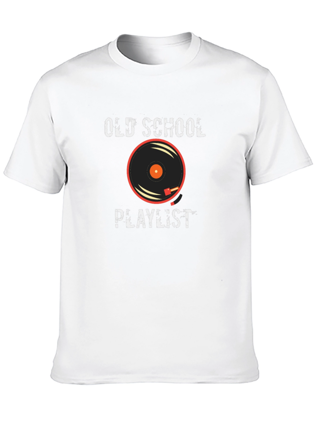 Old School Playlist Graphic Tee - Black