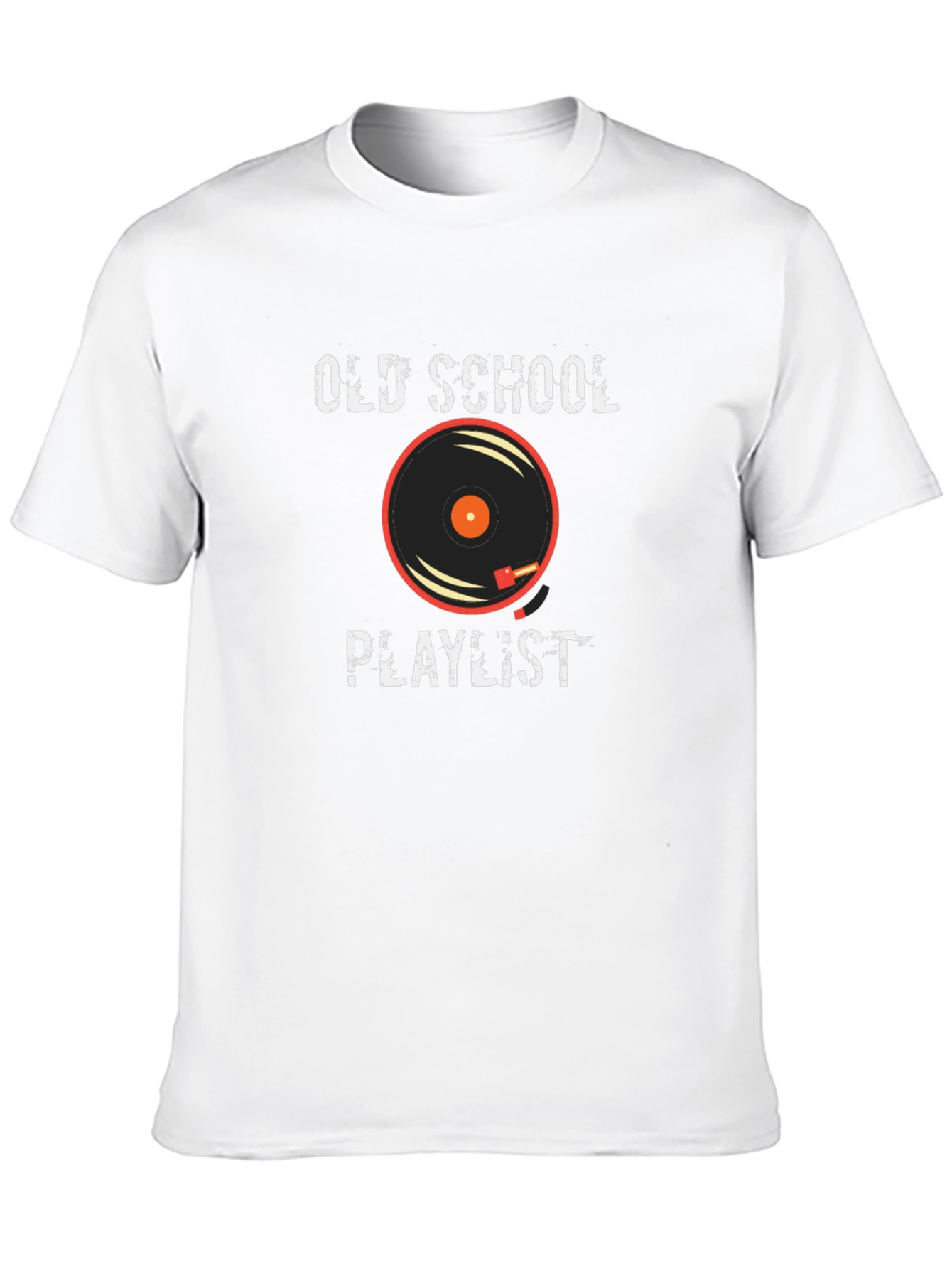 Old School Playlist Graphic Tee - Black