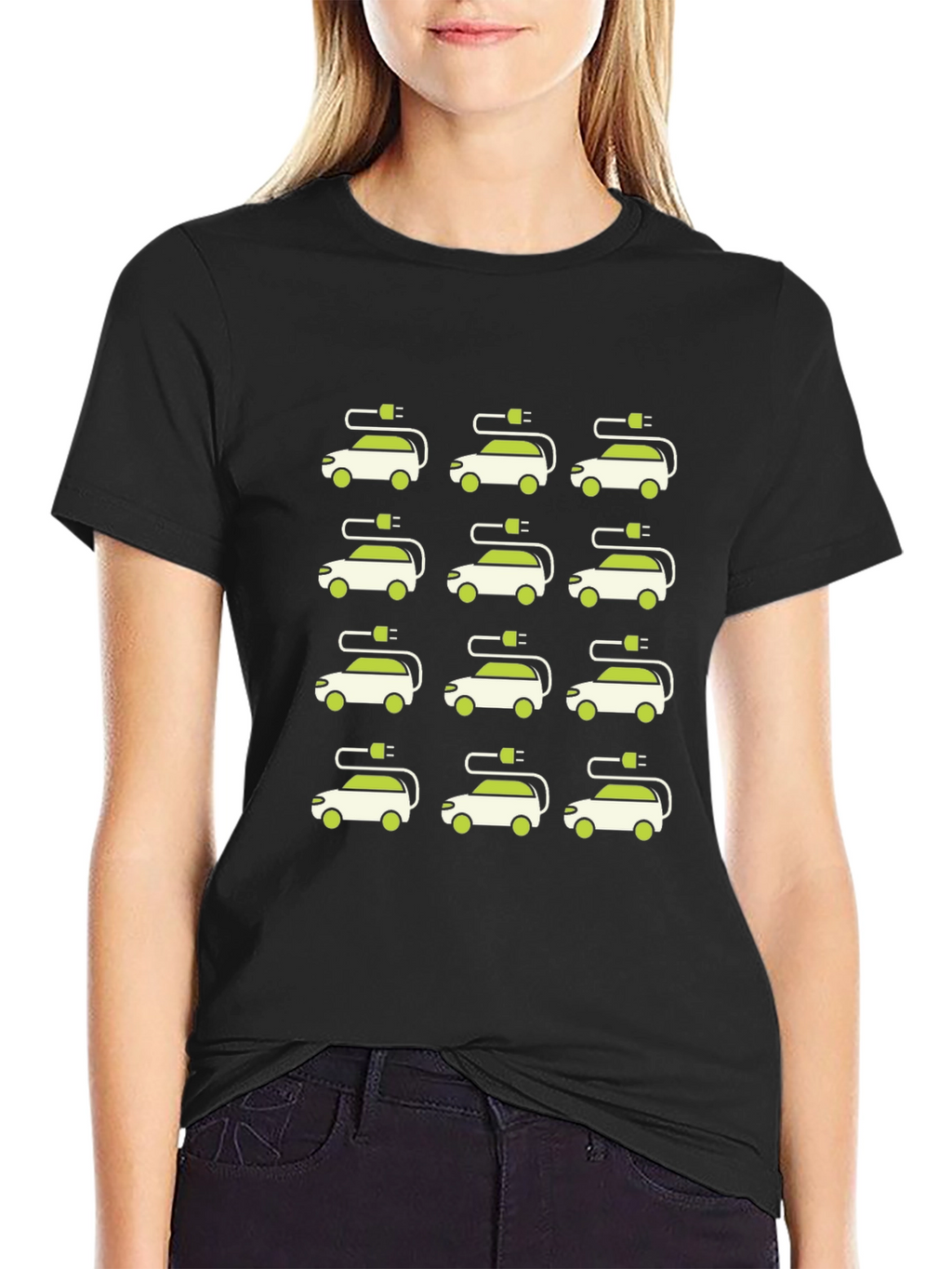 Electric Car T-Shirt - Stylish Eco-Friendly Fashion