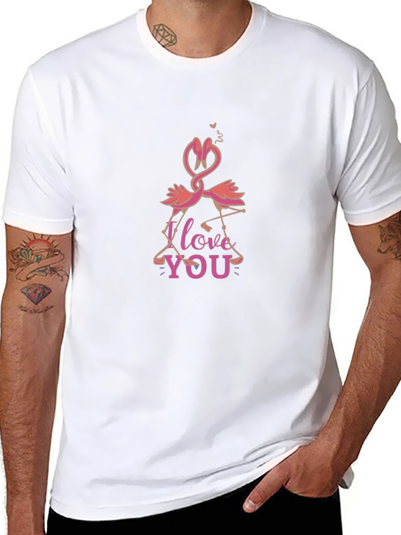I Love You Flamingos T-Shirt