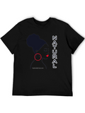 Natural Woman Graphic Tee - Stylish Black T-Shirt