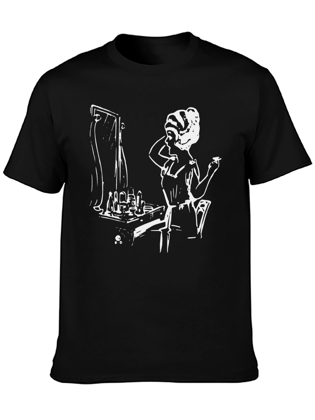 Vanity T-Shirt - Black Graphic Tee