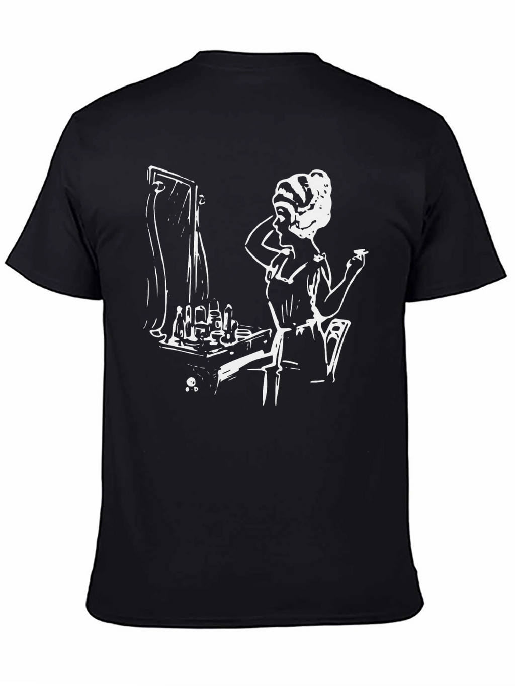 Vanity T-Shirt - Black Graphic Tee